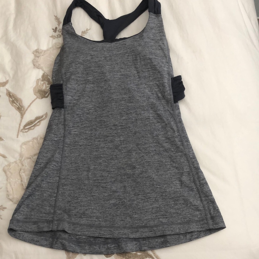 Grey lululemon tank